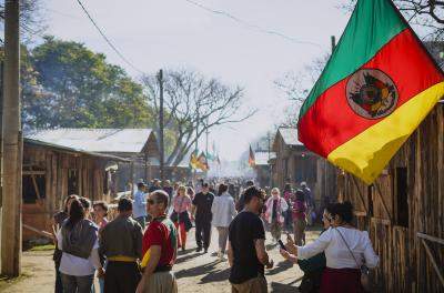 Acampamento Farroupilha no Parque Harmonia - Bairro Praia de Belas em Porto Alegre