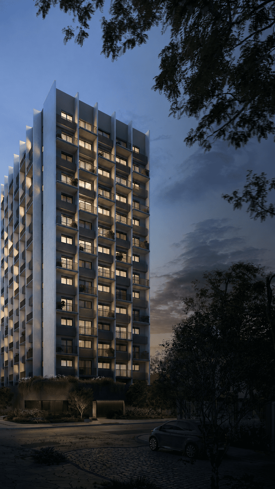 fachada Atrio Boutique Haus - Lofts e apartamentos de 1 dormitório no Menino Deus